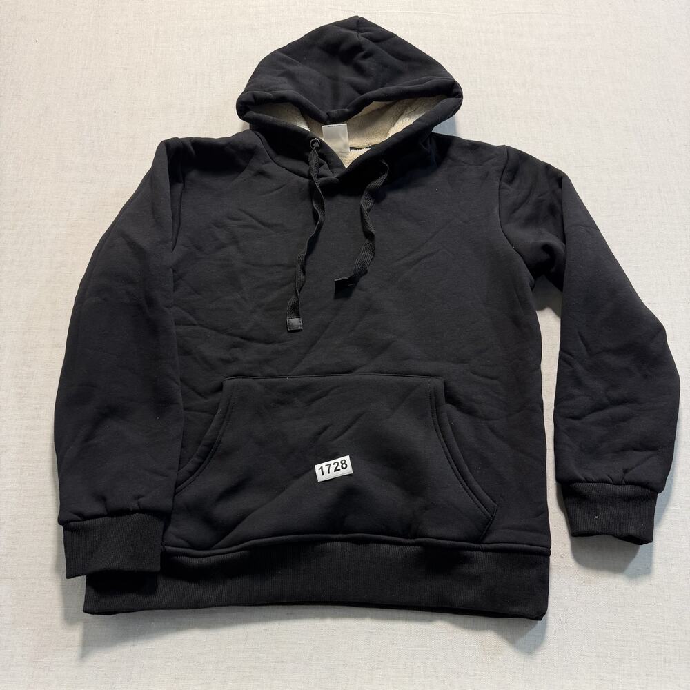 Pro‎ Club Heavyweight Pullover Hoodie Men Sz S Black Pre-Owned Excellent